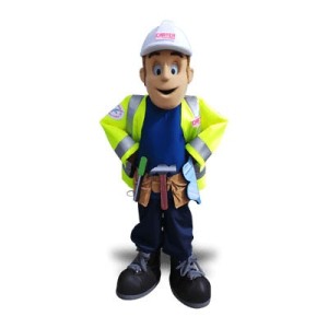 Builder Mascot Costume