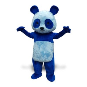 Panda Mascot Costume - blue!