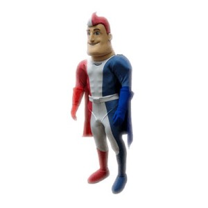 Super Hero Mascot Costume - Captain Aquafresh