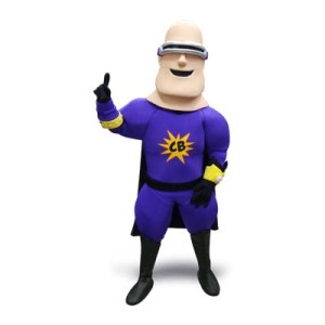 Super Hero Mascot Costume - Captain Be Bold