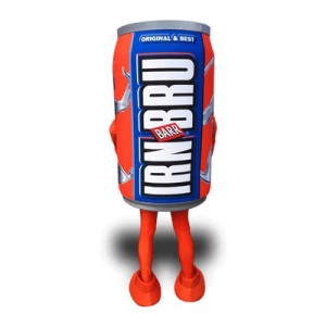 Drinks Can Mascot Costumes - Irn Bru!