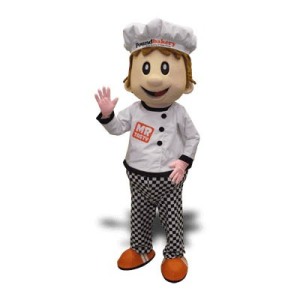 Chef Mascot Costume - Poundbakery