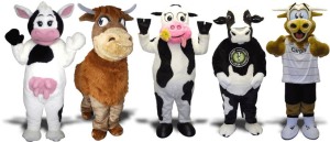 Cow Mascost Costumes & Bull Mascot Costumes