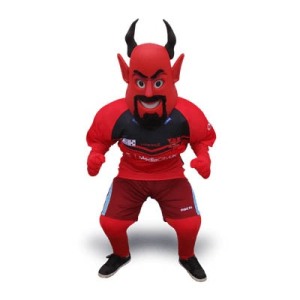 Devil Mascot Costume - Salford Reds!