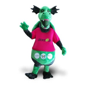 Dragon Mascot Costume made for Dublin Airport