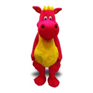 Red Dragon Mascot Costume