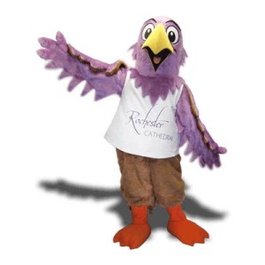 Eagle Mascot Costume: Egburga Eagle