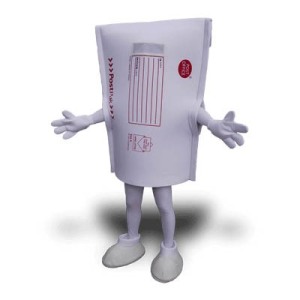 Envelope Mascot Costume