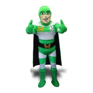 Superhero Mascots! Hooperman!