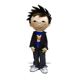 MiniClip Rob - Human Mascot Costume