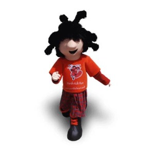 Kilt Runner Mascot Costume