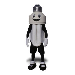 Light Bulb Mascot Csotuem