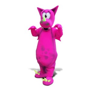 Flurorescent Mascot Costume - Purple People Eater!