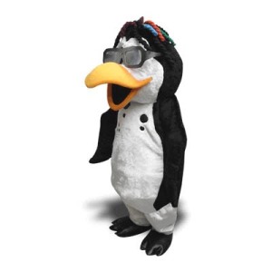 Penguin Mascot - Rasta Penguin!