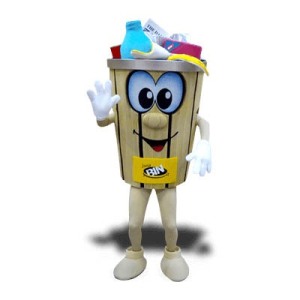 Bin Mascot Costumes - Recycling