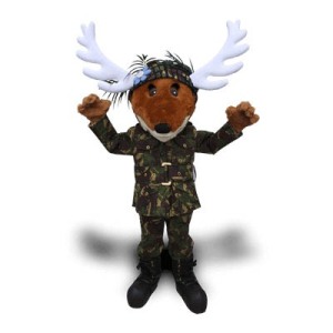 Reindeer Mascot Costume - for a military museum