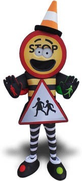 Road Safety Mascot - Rhoda Safety