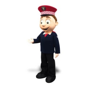 Security Guard Mascot Costume