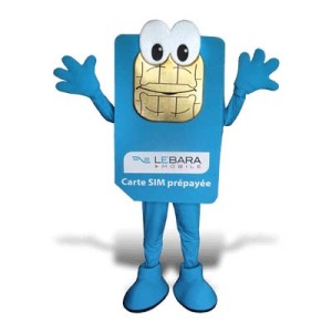 Sim Card Mascot Costume