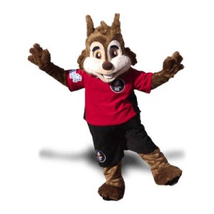 Squirrel Mascot Costume