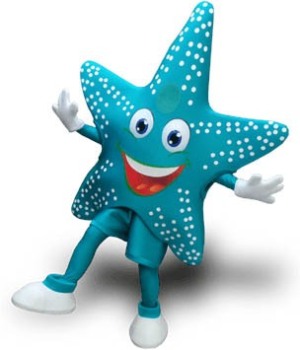 Star Mascot Costume/ Starfish Mascot Costume