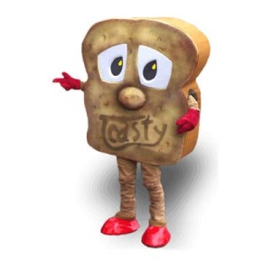 Toast Mascot Costume - Tony the Toasty!