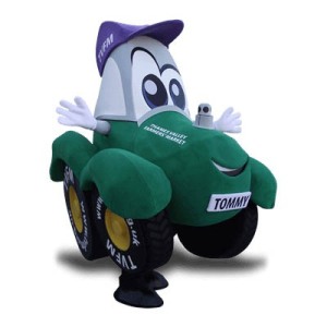 Tractor Mascot Costume - Tommy Tractor