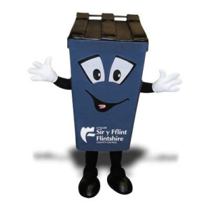 Bin Mascot Costumes - Wheelie Bin