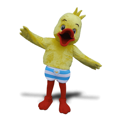 Duck mascot costume